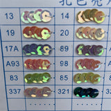 6mm flat sequins in pack