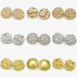 NEW-Magical Gold  Metal Shank Buttons