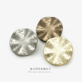 {2026 NEW}textured swirl face and a stippled back plate shank buttons