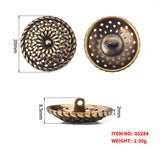 NEW-Magical Gold  Metal Shank Buttons