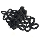 Decorative Chinese plate buckle Sew On Patches For Clothing Retro Baroque Applique Cord Patch