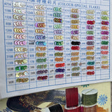 6mm flat sequins in pack