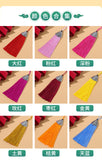 Tibetan silver alloy tassel pendants