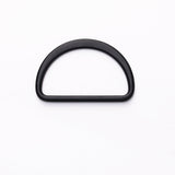 Flat D-ring with round threading on side