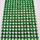 Metallic spike trim