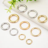 Metal round threading rings with no split in various sizes