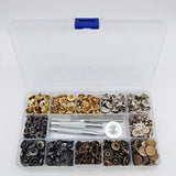 {2026 NEW}Metal Snap Fastener Kit with Setting Tools-120sets