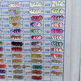 6mm flat sequins in pack