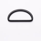 Flat D-ring with round threading on side
