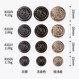 Eagle metal shank buttons
