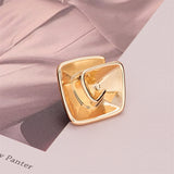 New - Metal rose shank buttons