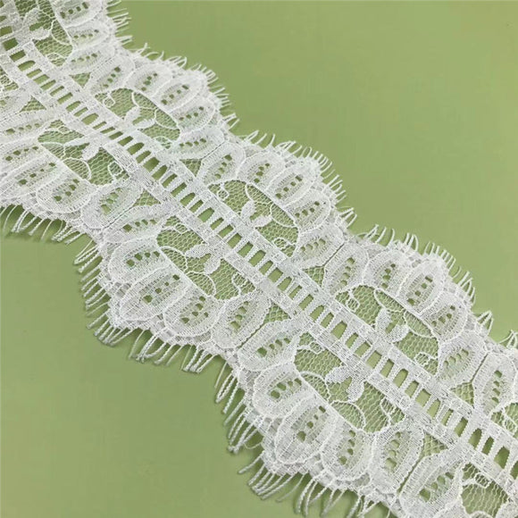 Eyelash Crochet French Nylon Eyelash Lace Trims Chantilly Lace Trim