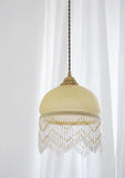 New - wave Seed beading fringe in satin tape