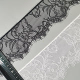 Olive Black Eyelash Chantily lace