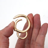 Heart Shaped Rounded Swivel Clasp/Key Ring