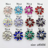 New - Diamante button in shank