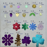 6mm flat sequins in pack