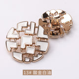 NEW-Puzzle oil drop Shank button