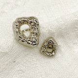 New -  Harva Punk Abstract Metal Shank Buttons