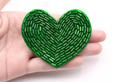 Emb patches - Heart(Iron On)