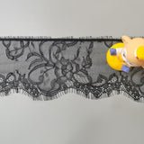 Olive Black Eyelash Chantily lace