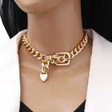 New -  Chunky Choker Necklace Clavicle Link Chain