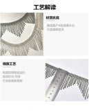 Rhinestone Boarder Chain Tassels Trims Diamante Sewing Applique