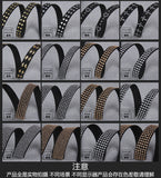 Suded tape with metal studs