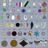 6mm flat sequins in pack