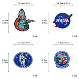 Emb patches - Space（Iron on)
