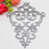 Iron on GOLD BAROQUE EMBROIDERED APPLIQUE