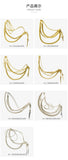 NEW - TITAN Gold Bullion Wire Thick Braided Aiguillette with Mesh & Metal Tips