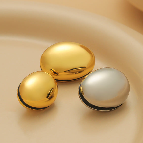 New - metal egg shank buttons