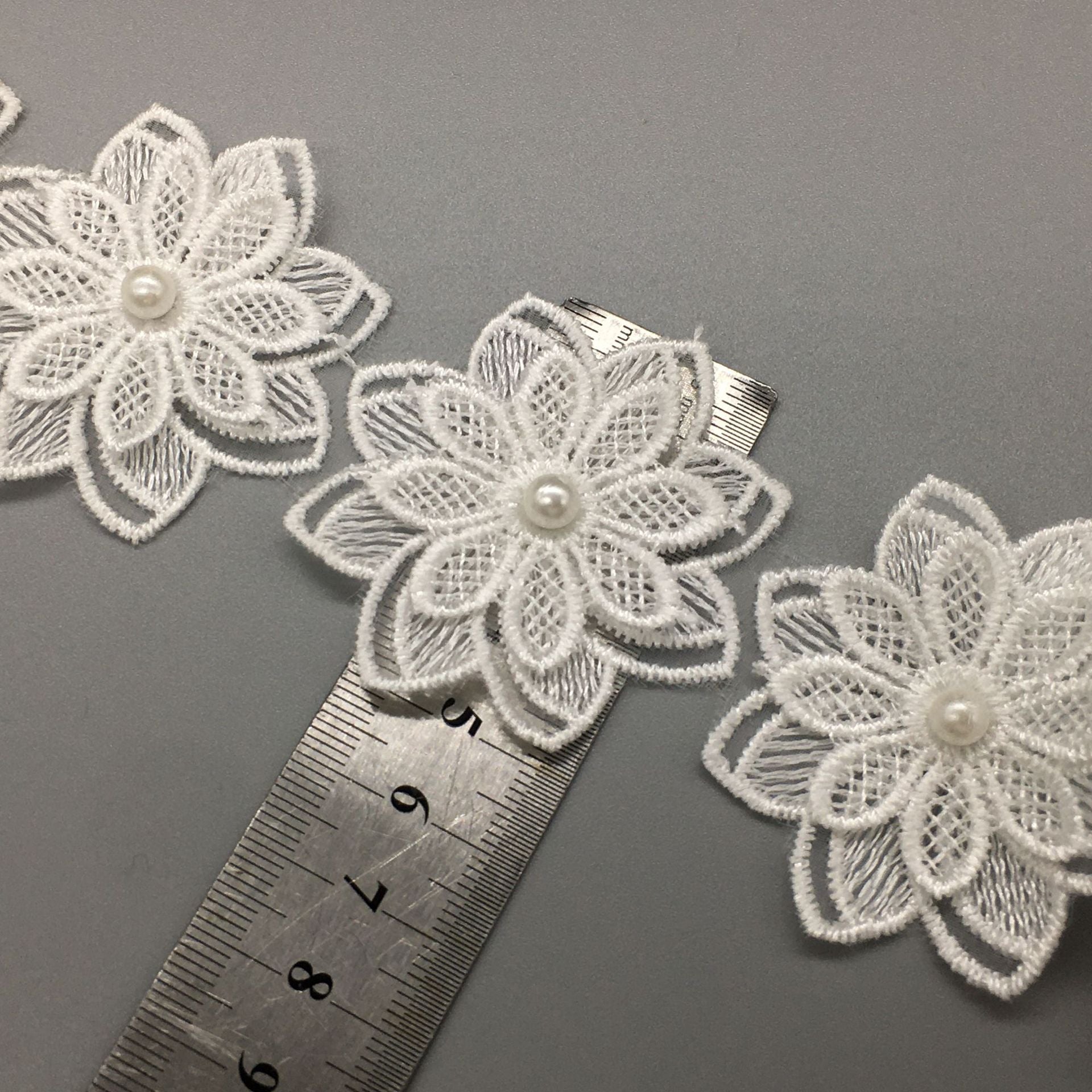 Lace flower applique sale