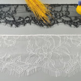 Olive Black Eyelash Chantily lace
