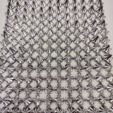 Metallic spike trim