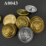 Military Shank Button