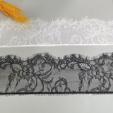 Olive Black Eyelash Chantily lace
