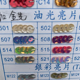 6mm flat sequins in pack