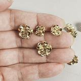 New - flower shank buttons