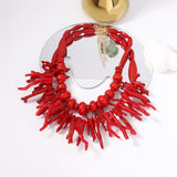 {2026 NEW}exaggerated acrylic beaded necklace womens fashion