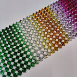 Metallic spike trim