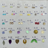 6mm flat sequins in pack