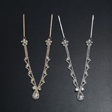 {2026 NEW}Rhinestone Mesh Headpiece Cap Silver Roaring 20s Crystal Flapper Head Chai