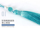 Long tassel with pearl 25cm
