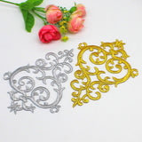 Iron on GOLD BAROQUE EMBROIDERED APPLIQUE