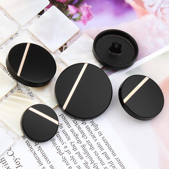 Stripe shank Button