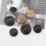Eagle metal shank buttons