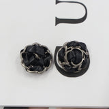 New -Leather And Metal Closure Lambskin Chain Buttons