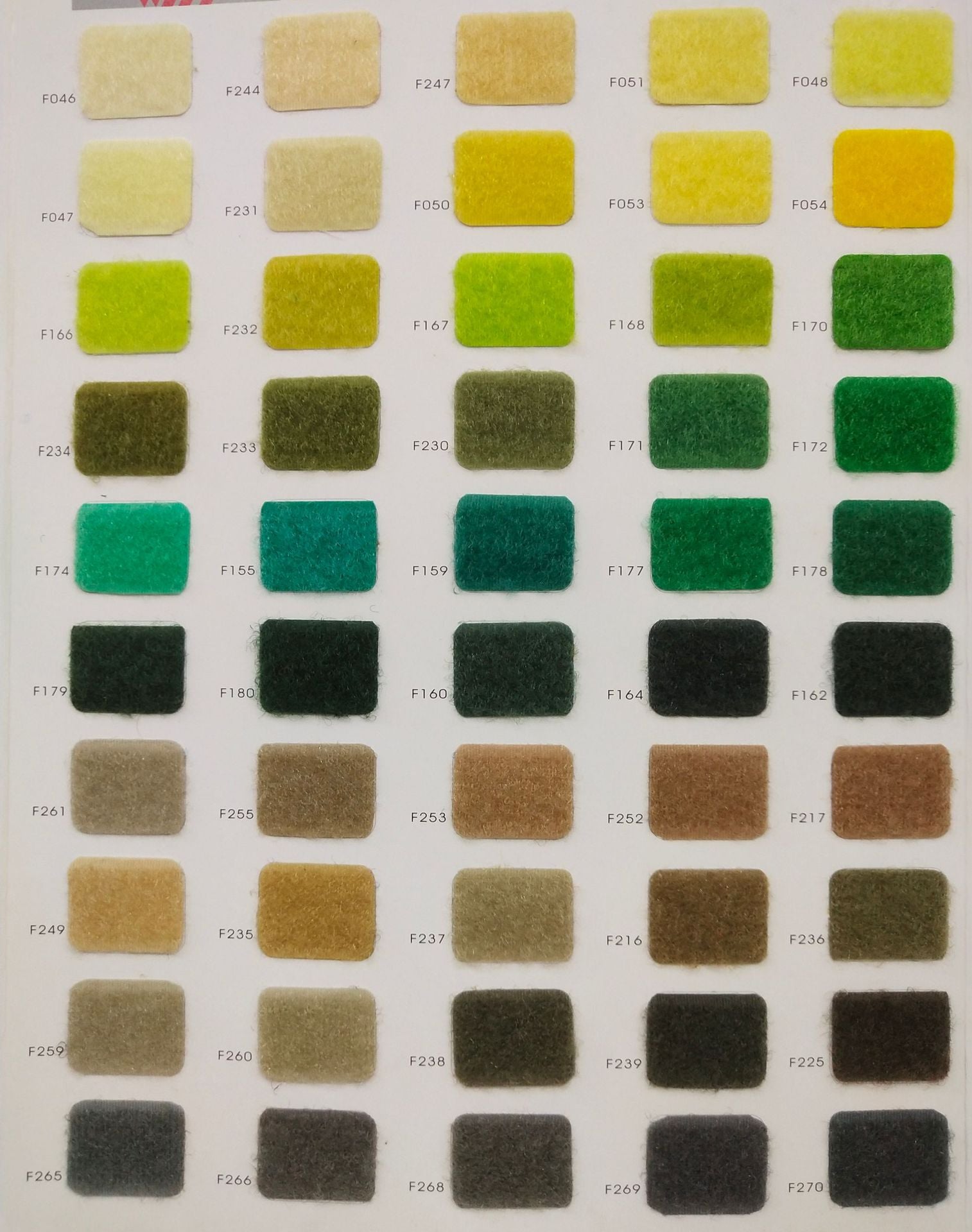 Velcro Tape Colours